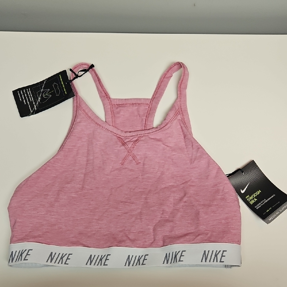Nike Women's Light Pink Sports Bra